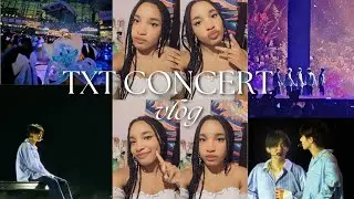 my 1st time seeing TXT! | txt act promise in houston, extra-long concert vlog