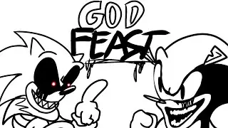 God feast Rechart - FNF D-SIDES Mod