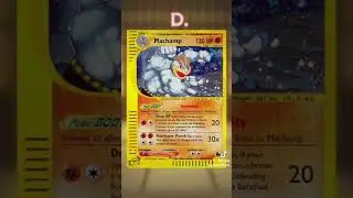 Which Machamp Pokemon Card Has The Highest Value? #pokemon