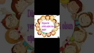 Bütün uşaqların 1 iyun bayarmını təbrik edirəm