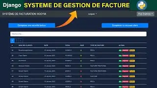Système de Gestion des Factures Avec  Python Django