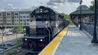 NJ Transit - The Evening Rush Hour at Ridgewood (7/26/24)