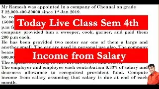 Income from salary| BBMKU| Revision Class| Computation of Income from Salary| BBMKU Dhanbad| BBMKU|