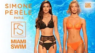 Lingerie Simone Perele MIAMI Swim Week Fashion Show 4K Megan Coleman S2024 French Seduction Lingerie
