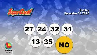 Wisconsin Lottery Evening Draw 12/31/2023