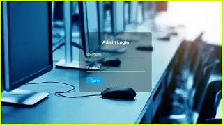 Animated Login Form  Only HTML & CSS || Admin Login Form