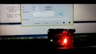 Serial data commander using Visual Studio