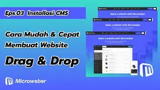 Cara Mudah & Cepat Membuat Website Menggunakan CMS Microweber - Part 03 Installasi CMS