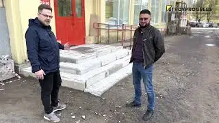 Ремонт крыльца из тротуарной плитки, Энгельса 22, Магнит