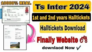 TELANGANA INTERMEDIATE 2024 HALLTICKETS DONWLOAD WEBSITE LINK DOWNLOAD HALLTICKET 2024 