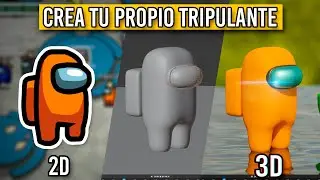 🔥How to create an AMONG US in BLENDER!? - I challenge you! (Tutorial 2020)