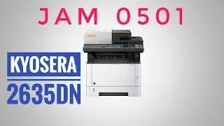 Kyocera 2635dn error JAM0501, how to fix.