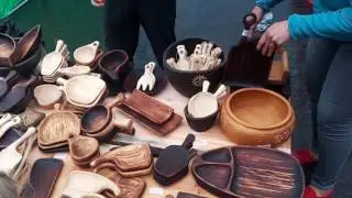 День города '17 Резная деревянная утварь из кедра 2