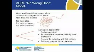Achieving Community Goals by Partnering with Aging and Disability Resource Center