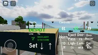 играем в bus simulator в roblox
