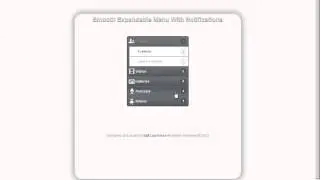 Free Smooth Expandable Menu With Notifications - .::Saif4WB::.