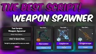 Best Mm2 Script! Weapon Spawner 💫🔥Pastebin Link | Murder Mystery 2 Latest Working 2025 📜✨