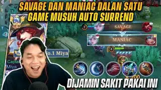 SAVAGE DAN MANIAC MIYA DALAM SATU MATCH! TERLALU GILA MIYA DI PATCH SEKARANG! - MLBB