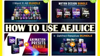 How to use AEJuice Effects, Very Simple  & Easy