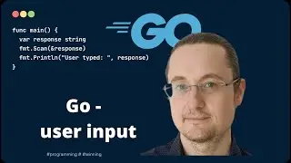 [7] Go/Golang tutorial, from the beginning, manage user 