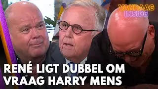 René ligt dubbel om bijzondere vraag van Harry Mens aan Paul de Leeuw | VANDAAG INSIDE