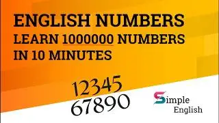 Выучи все цифры от 0 до 1 000 000 за 10 минут || learn all numbers from 0 to 1,000,000 in 10 minutes