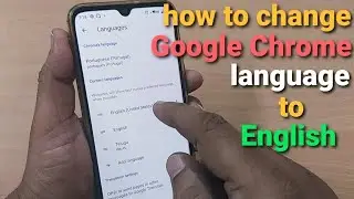 how to change language to English from any other language | change language to english
