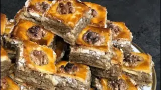 Пахлава. Рецепт моей мамы .Самая вкусная пахлава.