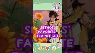 don't forget to craft his favorite teapot set to get Primogems #genshinimpact #genshin #sereniteapot