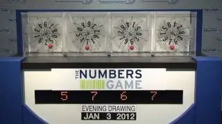 Evening Numbers Game Drawing: Tuesday, January 3, 2012
