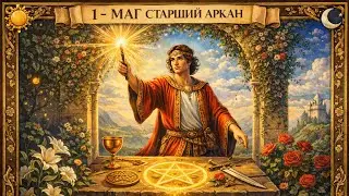 📚УРОК ~3 ⚡КАРТА 1 - МАГ 👉ТАРО ,ОСНОВНЫЕ ЗНАЧЕНИЯ КАРТЫ ⭐ОБУЧАЮЩЕЕ ВИДЕО 👋🔥📚