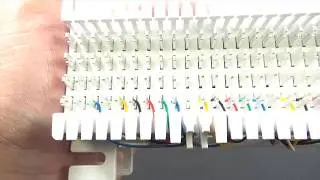Pre Wired 66 Block with 8 RJ11 Jacks | Wiring Block