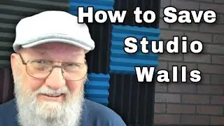 Acoustic treatment for video studios. How to save studio walls.