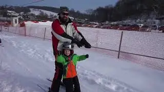 Учимся кататься на горных лыжах