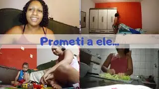 Mamãe brinca + Arrumando a casa + Muito calor e mal estar