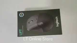 Logitech Lift Vertical Ergonomic Wireless Mouse, Black    