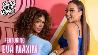 Eva Maxim , spliffs and giggles podcast starring Adriana Maya !