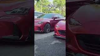 Test drove the Lexus is200T 🔥 #lexus #is200t #turbo #red #jdm