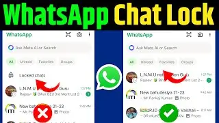 Whatsapp Chat Par Lock Kaise Lagaye | WhatsApp chat hide kaise kare without archive