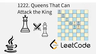 1222. Queens That Can Attack the King  #leetcode #javaprogramming #dsa #dsalgo  #coding #array