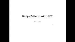 .NET Design Patterns