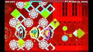 RED WORLD 100% EXTREME DEMON. TWO EXTREME DEMONS IN 1 DAY