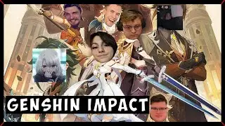 Пятёрка ВПЕРВЫЕ ИГРАЕТ в GENSHIN IMPACT - Начало, город Моргенштерн