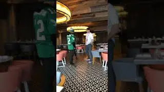 Meeting Carson Wentz before The Super Bowl