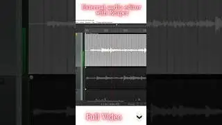 How to setup an external audio editor in reaper