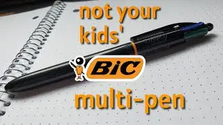 BIC 4-Colours Pro Multi-Pen, in Dark Mode for your EDC
