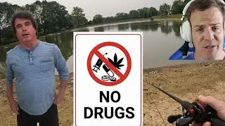 Golfers Harass Two Fisherman!!! While They Are Fishing! Golfers V.s. Fisherman!!