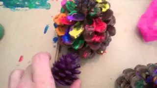 Activité peinture avec mes Loulous