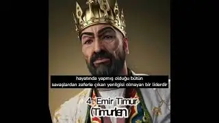 Tarihteki en büyük 5 hükümdar kimdir ? #shorts #türkler #hükümdar #keşfet #tarih