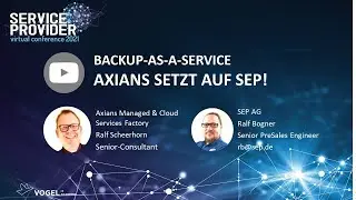 Backup as a Service - Axians setzt auf SEP sesam